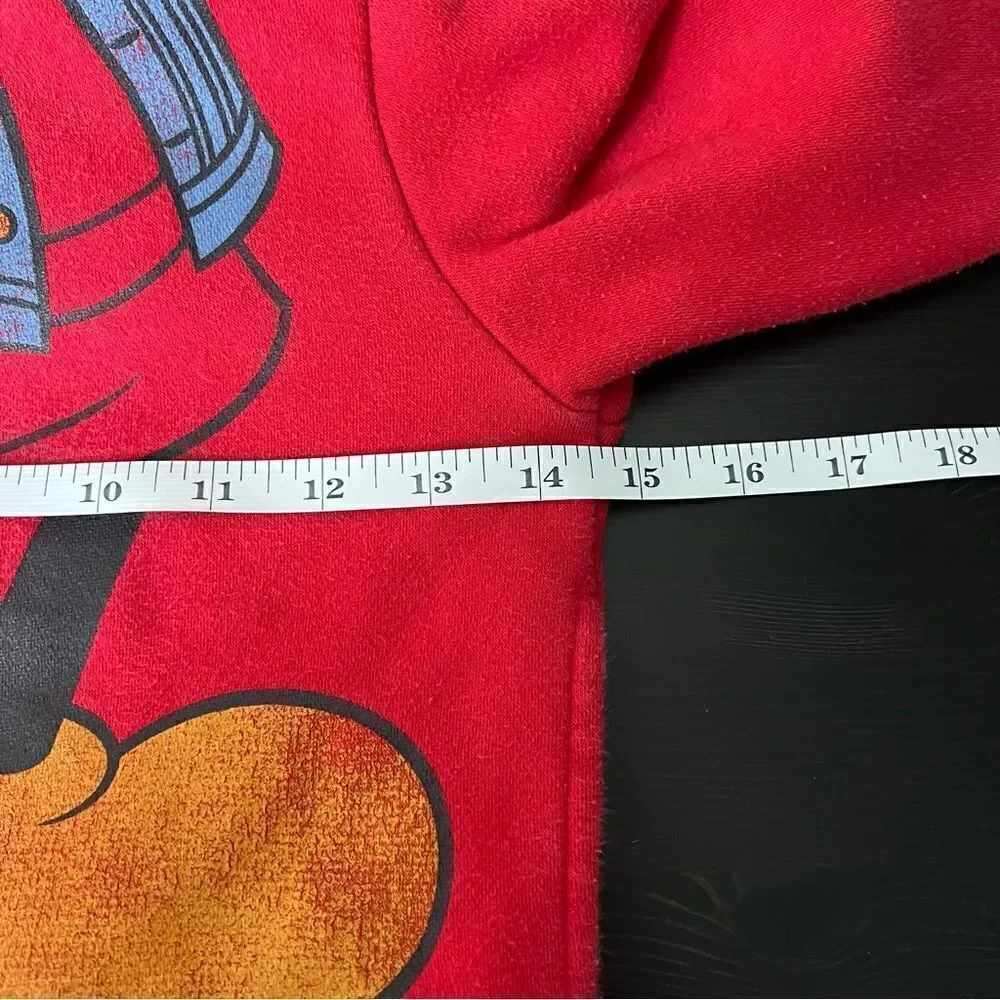 Baby GAP Disney Hoodie 5 Years Toddler Mickey Mouse Full Zip Red Long Sleeve